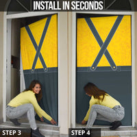 Lederhosen Oktoberfest Door Cover Bavarian Beer Time - Wonder Print Shop