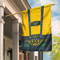 Lederhosen Oktoberfest Garden Flag Bavarian Beer Time - Wonder Print Shop