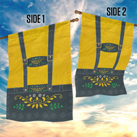 Lederhosen Oktoberfest Garden Flag Bavarian Beer Time - Wonder Print Shop