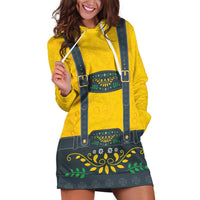 Lederhosen Oktoberfest Hoodie Dress Bavarian Beer Time - Wonder Print Shop