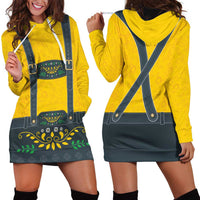 Lederhosen Oktoberfest Hoodie Dress Bavarian Beer Time - Wonder Print Shop