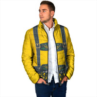 Lederhosen Oktoberfest Padded Jacket Bavarian Beer Time - Wonder Print Shop