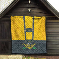 Lederhosen Oktoberfest Quilt Bavarian Beer Time - Wonder Print Shop