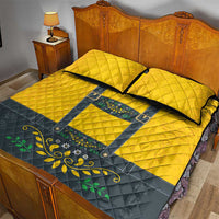 Lederhosen Oktoberfest Quilt Bed Set Bavarian Beer Time - Wonder Print Shop