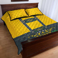 Lederhosen Oktoberfest Quilt Bed Set Bavarian Beer Time - Wonder Print Shop