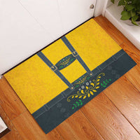 Lederhosen Oktoberfest Rubber Doormat Bavarian Beer Time - Wonder Print Shop