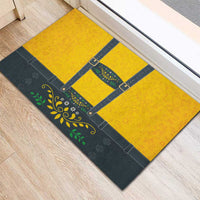 Lederhosen Oktoberfest Rubber Doormat Bavarian Beer Time - Wonder Print Shop