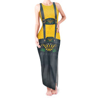 Lederhosen Oktoberfest Tank Maxi Dress Bavarian Beer Time - Wonder Print Shop