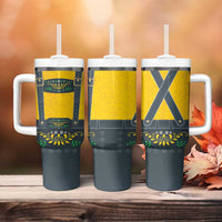 Lederhosen Oktoberfest Tumbler With Handle Bavarian Beer Time - Wonder Print Shop