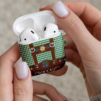 Lederhosen Oktoberfest AirPods Case Green Edelweiss Floral Polka Dots - Wonder Print Shop