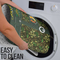 Lederhosen Oktoberfest Bathroom Set Hops And Malt Pattern - Wonder Print Shop