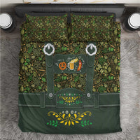 Lederhosen Oktoberfest Bedding Set Hops And Malt Pattern - Wonder Print Shop