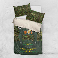 Lederhosen Oktoberfest Bedding Set Hops And Malt Pattern - Wonder Print Shop
