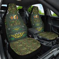 Lederhosen Oktoberfest Car Seat Cover Hops And Malt Pattern - Wonder Print Shop