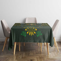 Lederhosen Oktoberfest Tablecloth Hops And Malt Pattern - Wonder Print Shop