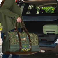 Lederhosen Oktoberfest Travel Bag Hops And Malt Pattern - Wonder Print Shop