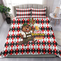 Oktoberfest Beaver Bedding Set On My Wurst Behaviour - Wonder Print Shop