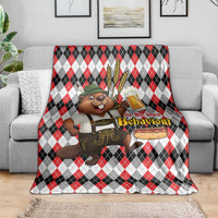 Oktoberfest Beaver Blanket On My Wurst Behaviour - Wonder Print Shop