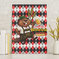 Oktoberfest Beaver Canvas Wall Art On My Wurst Behaviour - Wonder Print Shop
