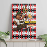 Oktoberfest Beaver Canvas Wall Art On My Wurst Behaviour - Wonder Print Shop