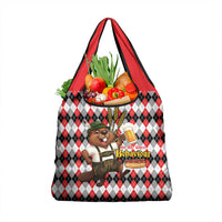 Oktoberfest Beaver Grocery Bag On My Wurst Behaviour - Wonder Print Shop