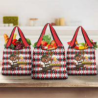Oktoberfest Beaver Grocery Bag On My Wurst Behaviour - Wonder Print Shop
