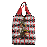 Oktoberfest Beaver Grocery Bag On My Wurst Behaviour - Wonder Print Shop
