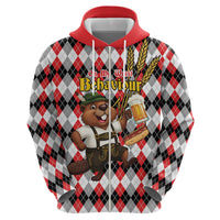 Oktoberfest Beaver Hoodie On My Wurst Behaviour - Wonder Print Shop