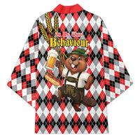 Oktoberfest Beaver Kimono On My Wurst Behaviour - Wonder Print Shop