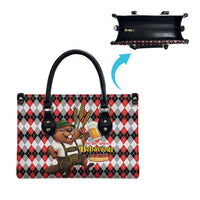 Oktoberfest Beaver Leather Bag On My Wurst Behaviour - Wonder Print Shop