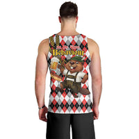 Oktoberfest Beaver Men Tank Top On My Wurst Behaviour - Wonder Print Shop