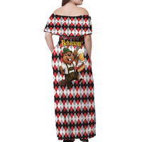 Oktoberfest Beaver Off Shoulder Maxi Dress On My Wurst Behaviour - Wonder Print Shop