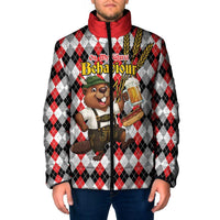 Oktoberfest Beaver Padded Jacket On My Wurst Behaviour - Wonder Print Shop