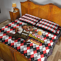 Oktoberfest Beaver Quilt Bed Set On My Wurst Behaviour - Wonder Print Shop
