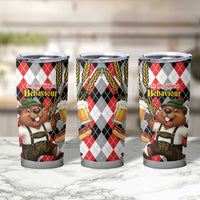 Oktoberfest Beaver Tumbler Cup On My Wurst Behaviour - Wonder Print Shop