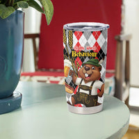 Oktoberfest Beaver Tumbler Cup On My Wurst Behaviour - Wonder Print Shop