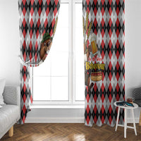 Oktoberfest Beaver Window Curtain On My Wurst Behaviour - Wonder Print Shop
