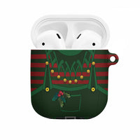 Christmas Elf Costume AirPods Case Santa’s Little Helper Outfit - Wonder Print Shop