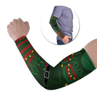 Christmas Elf Costume Arm Sleeves Santa’s Little Helper Outfit - Wonder Print Shop