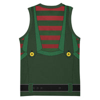 Christmas Elf Costume Basketball Jersey Santa’s Little Helper Outfit - Wonder Print Shop