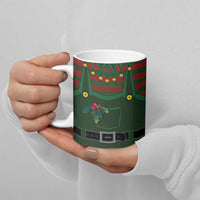 Christmas Elf Costume Ceramic Mug Santa’s Little Helper Outfit - Wonder Print Shop