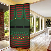 Christmas Elf Costume Door Cover Santa’s Little Helper Outfit - Wonder Print Shop