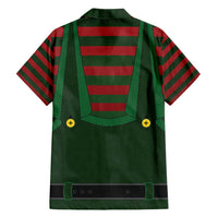 Christmas Elf Costume Family Matching Tank Maxi Dress and Hawaiian Shirt Santa’s Little Helper Outfit - Wonder Print Shop