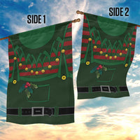 Christmas Elf Costume Garden Flag Santa’s Little Helper Outfit - Wonder Print Shop