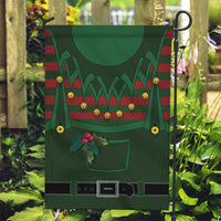Christmas Elf Costume Garden Flag Santa’s Little Helper Outfit - Wonder Print Shop