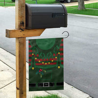 Christmas Elf Costume Garden Flag Santa’s Little Helper Outfit - Wonder Print Shop