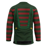 Christmas Elf Costume Hockey Jersey Santa’s Little Helper Outfit - Wonder Print Shop