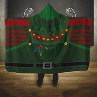 Christmas Elf Costume Hooded Blanket Santa’s Little Helper Outfit - Wonder Print Shop