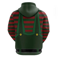 Christmas Elf Costume Hoodie Santa’s Little Helper Outfit - Wonder Print Shop