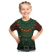Christmas Elf Costume Kid T Shirt Santa’s Little Helper Outfit - Wonder Print Shop